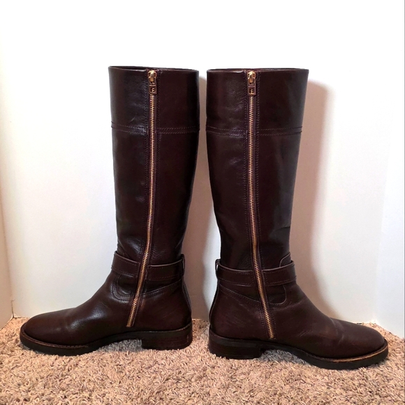Coach Knee High Brown Leather Boots 7.5B - Picture 16 of 16
